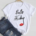 T-shirts Women Lip Leopard Love Fashion 90s Trend 2021 Spring Summer Clothes Graphic Tshirt Top Lady Print Female Tee T-Shirt
