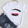 T-shirts Women Lip Leopard Love Fashion 90s Trend 2021 Spring Summer Clothes Graphic Tshirt Top Lady Print Female Tee T-Shirt