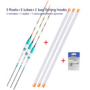 3pcs/lot Electric Fishing Floats Night Light Luminous Float Balsa Boya Fresh Water Flotador Carp Fishing Tackles Without Battery