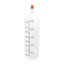 250ML Plastic Needle-nosed Bottle With Scale Squeeze Bottle With Leak-Proof Cap Sauce Bottle Salad Squeeze Bottle 1pc