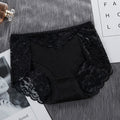 Women's Panties 3XL Plus Size Underwear Sexy Lace Transparent Hollow Female Briefs Hip Lift Underpants For Lady Lingerie NK102