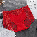Women's Panties 3XL Plus Size Underwear Sexy Lace Transparent Hollow Female Briefs Hip Lift Underpants For Lady Lingerie NK102