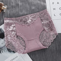 Women's Panties 3XL Plus Size Underwear Sexy Lace Transparent Hollow Female Briefs Hip Lift Underpants For Lady Lingerie NK102