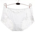 Women's Panties 3XL Plus Size Underwear Sexy Lace Transparent Hollow Female Briefs Hip Lift Underpants For Lady Lingerie NK102