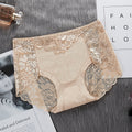 Women's Panties 3XL Plus Size Underwear Sexy Lace Transparent Hollow Female Briefs Hip Lift Underpants For Lady Lingerie NK102
