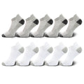 10 Pairs Mens Ankle Socks Athletic Cushioned Cotton Sports Socks Breathable Low Cut Tab With Arch Support Mesh Casual Short Sock