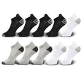 10 Pairs Mens Ankle Socks Athletic Cushioned Cotton Sports Socks Breathable Low Cut Tab With Arch Support Mesh Casual Short Sock