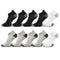 10 Pairs Mens Ankle Socks Athletic Cushioned Cotton Sports Socks Breathable Low Cut Tab With Arch Support Mesh Casual Short Sock