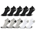 10 Pairs Mens Ankle Socks Athletic Cushioned Cotton Sports Socks Breathable Low Cut Tab With Arch Support Mesh Casual Short Sock