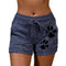 2020 woman shorts Women High Waist Cats Claw Print Drawstring Quick Dry Elastic Sports Shorts Women's Clothing женские шорты