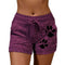 2020 woman shorts Women High Waist Cats Claw Print Drawstring Quick Dry Elastic Sports Shorts Women's Clothing женские шорты