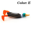 1Pcs Propeller flipper duck Fishing Lure Ducking Fishing Frog Lure 9.5cm 11.2g Artificial Bait Duckling 3D Eyes Day Baits Bass