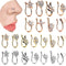 1Piece Stainless Steel Heart Clip On Nose Ring Star Fake Nose Piercing Clip On Cross Nose Clip Fake Jewelry Faux Piercing Nez
