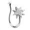 1Piece Stainless Steel Heart Clip On Nose Ring Star Fake Nose Piercing Clip On Cross Nose Clip Fake Jewelry Faux Piercing Nez