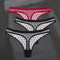 3PCS/Set Women's Panties Sexy G-String Perspective Woman Thong Low-waist Underpants Hollow Out T-back Female Underwear Lingerie
