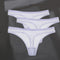 3PCS/Set Women's Panties Sexy G-String Perspective Woman Thong Low-waist Underpants Hollow Out T-back Female Underwear Lingerie