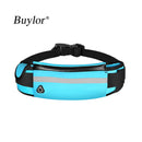 Buylor Sports Waist Bag Men Running Belt Bag Women Bum Bag Waterproof Fanny Pack Wallet Pouch Belt Portable Phone Holder Gym