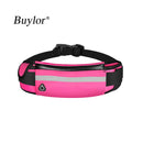 Buylor Sports Waist Bag Men Running Belt Bag Women Bum Bag Waterproof Fanny Pack Wallet Pouch Belt Portable Phone Holder Gym