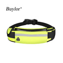 Buylor Sports Waist Bag Men Running Belt Bag Women Bum Bag Waterproof Fanny Pack Wallet Pouch Belt Portable Phone Holder Gym