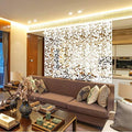 12pcs Room Safety Pvc Panel Screen Bird Flower Living,dining,study,sitting-room,hotel And Bar Decoration 15.7"x15.7"x0.032"