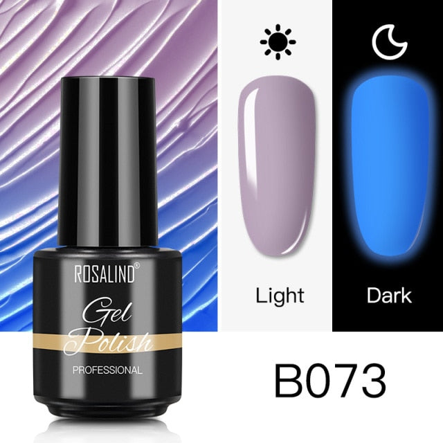 ROSALIND Gel Nail Polish Nail Art Vernis Semi Permanant UV Primer Manicure 7ML Top Coat Primer Gel Lak Hybrid Nail Polishes