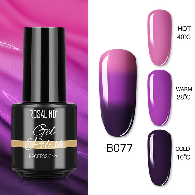 ROSALIND Gel Nail Polish Nail Art Vernis Semi Permanant UV Primer Manicure 7ML Top Coat Primer Gel Lak Hybrid Nail Polishes