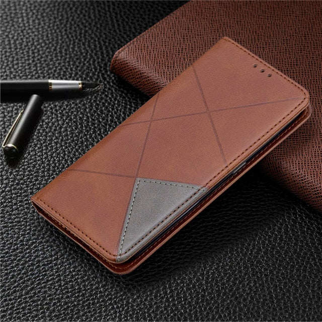 Wallet Flip Case For Samsung Galaxy A12 Cover Case on For Samsung A 12 A125 SM-A125F Magnetic Leather Stand Phone Protective Bag