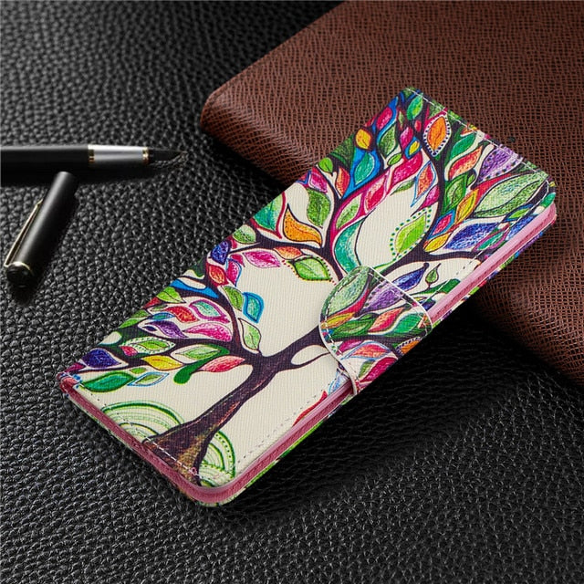Wallet Flip Case For Samsung Galaxy A12 Cover Case on For Samsung A 12 A125 SM-A125F Magnetic Leather Stand Phone Protective Bag