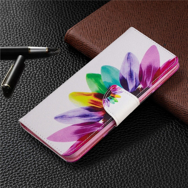 Wallet Flip Case For Samsung Galaxy A12 Cover Case on For Samsung A 12 A125 SM-A125F Magnetic Leather Stand Phone Protective Bag