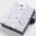 10 Pairs Women Socks Breathable Sports socks Solid Color Boat socks Comfortable Cotton Ankle Socks White Black ~