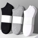 10 Pairs Women Socks Breathable Sports socks Solid Color Boat socks Comfortable Cotton Ankle Socks White Black ~