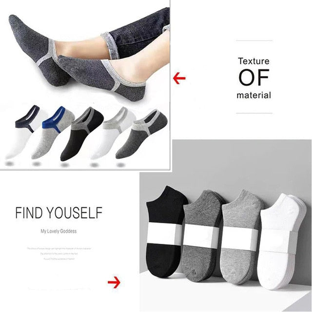 10 Pairs Women Socks Breathable Sports socks Solid Color Boat socks Comfortable Cotton Ankle Socks White Black ~