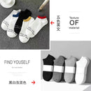 10 Pairs Women Socks Breathable Sports socks Solid Color Boat socks Comfortable Cotton Ankle Socks White Black ~