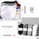 10 Pairs Women Socks Breathable Sports socks Solid Color Boat socks Comfortable Cotton Ankle Socks White Black ~