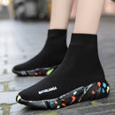 MWY Breathable Ankle Boot Women Socks Shoes Female Sneakers Casual Elasticity Wedge Platform Shoes zapatillas Mujer Soft Sole