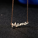 Mother's Day Mama Letter Pendant Necklace For Women 3 Colors Mom Nameplate Clavicle Chain Choker Personality Jewelry Gift