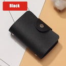 New Leather Function 24 Bits Card Case Business Card Holder Men Women Credit Passport Card Bag ID Passport Card Wallet 8 Colors