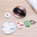 Stainless Steel  magnetic door stopper dual catch no punching  door bumper  wedge wall door stopper