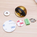Stainless Steel  magnetic door stopper dual catch no punching  door bumper  wedge wall door stopper