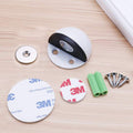 Stainless Steel  magnetic door stopper dual catch no punching  door bumper  wedge wall door stopper