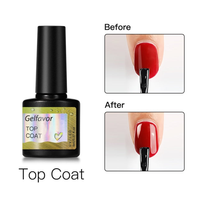 Gelfavor Nail Gel polish 8ml Varnish Hybrid Manicure Set For Nail Art Semi Platinum Painting UV LED Lamp Nails Gel polish