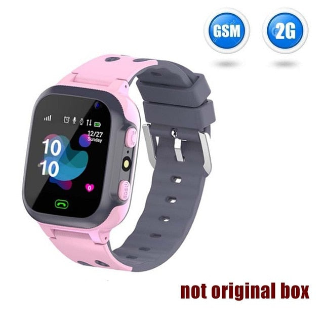 2021 kid Phone call Kids Smart Watch for children SOS Antil-lost Waterproof Smartwatch Baby 2G SIM Card Location Tracker watches