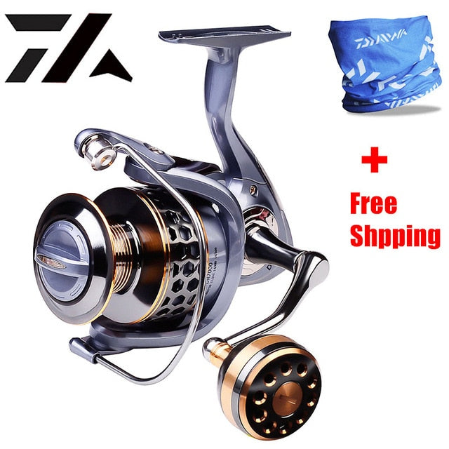 New High Quality Max Drag 21KG Spool Fishing Reel Gear 5.2:1 Ratio High Speed Spinning Reel Casting Reel Carp For Saltwater