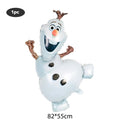 elsa Disney Frozen princess helium balloons 32inch number Baby shower girl foil globos birthday party decorations kids toys