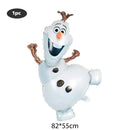 elsa Disney Frozen princess helium balloons 32inch number Baby shower girl foil globos birthday party decorations kids toys