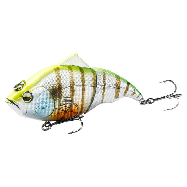 JOHNCOO 115mm Vibration SW Floating Fishing Lure Lipless Crankbaits Sinking Hard Plastic Artificial VIB Bait Bass Fishing Tackle