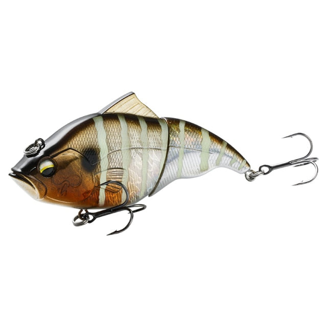 JOHNCOO 115mm Vibration SW Floating Fishing Lure Lipless Crankbaits Sinking Hard Plastic Artificial VIB Bait Bass Fishing Tackle