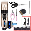 Electric Pet Clipper Dog Hair Clipper For Dogs Reachageable Trimmer Haircut Cat Hair Cutting Remover Machine  Grooming Kit