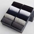 5/10 Pairs/Lot  Men's Cotton Socks Plus Size Black Business Men Socks Breathable Spring Summer Autumn for Male Eur Size(39-48)