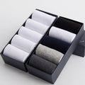 5/10 Pairs/Lot  Men's Cotton Socks Plus Size Black Business Men Socks Breathable Spring Summer Autumn for Male Eur Size(39-48)